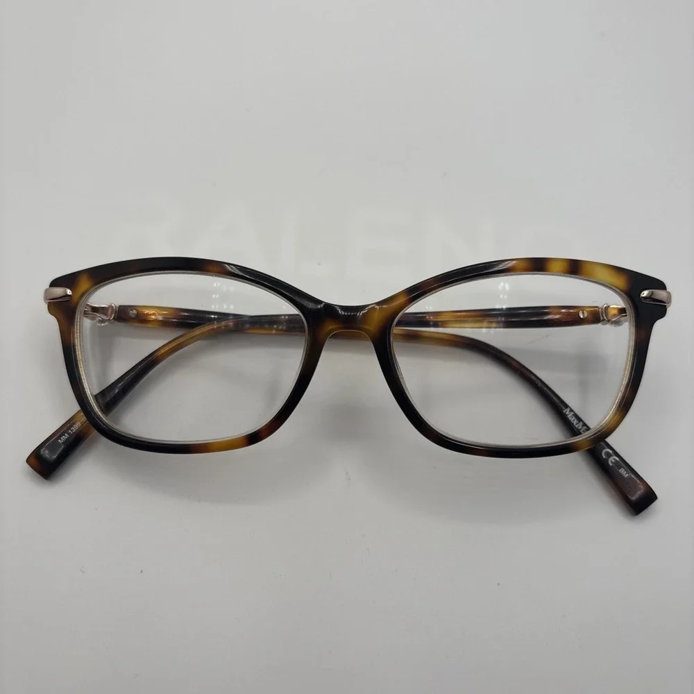 Max Mara MM1399 Womens Plastic Eyeglass Frame 086 Dark Havana 51-16-145mm #428